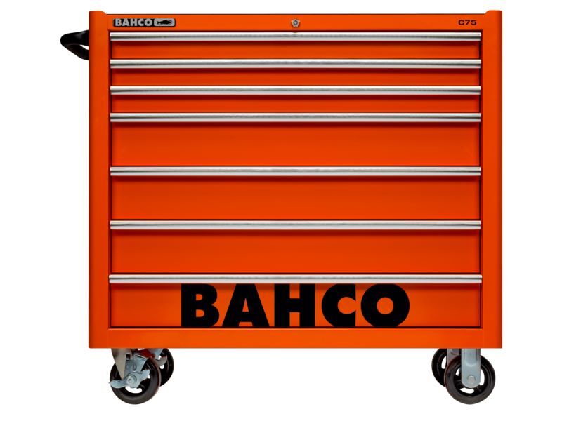 Produktbild 40" C75-Werkstattwagen der Classic-Serie mit 7 Schubladen, orange, 986 mm × 501  bild 2