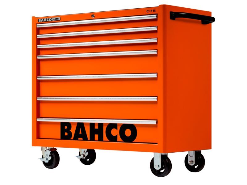 Produktbild Bahco Werkstattwagen C75 mit 7 Schubladen 986x501x1100 mm RAL 2009 orange