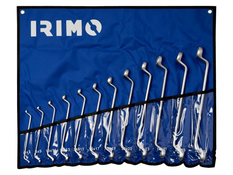 Produktbild Bahco Doppelringschlüssel-Satz tiefgekröpft 6x7-30x32 in einer Tasche 12 Stück