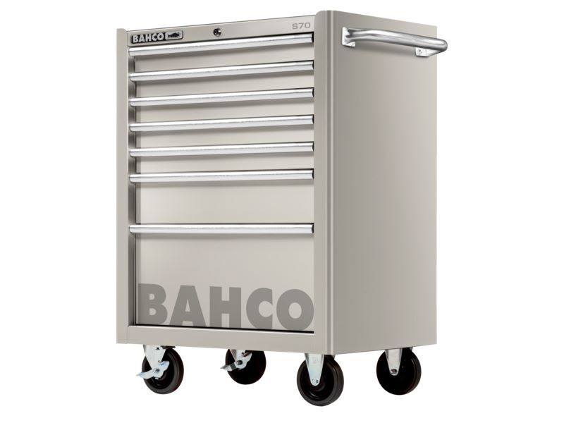 Produktbild Edelstahlwerkstattwagen mit sieben Schubladen, 26", 958 mm × 501 mm × 677 mm bild 2