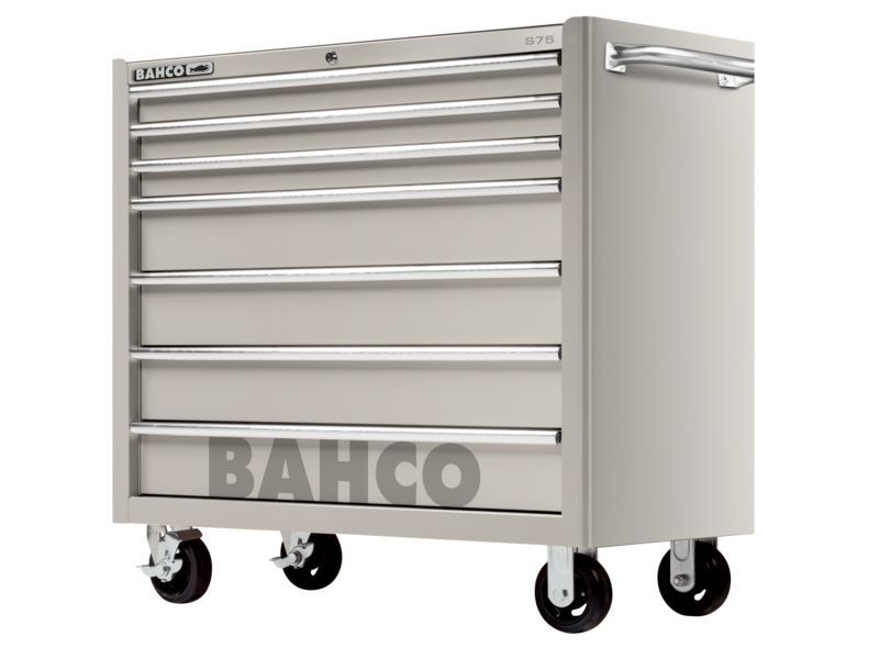 Produktbild Edelstahlwerkstattwagen mit sieben Schubladen, 40", 995 mm × 501 mm × 1100 mm bild 2
