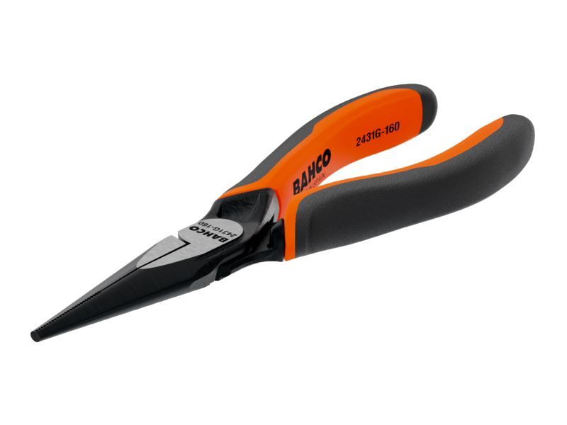 Produktbild Bahco Flachrundzange ergo brüniert 125 mm ohne Schneidkante