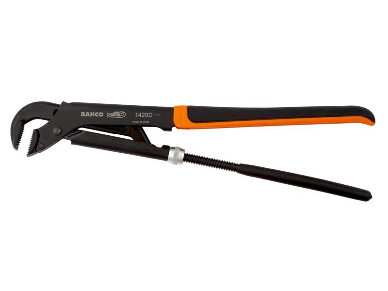 Produktbild 1" ERGO™ Rohrzangen, schwedisches Modell, 90°, mit Soft-Touch-Aufnahme bild 2