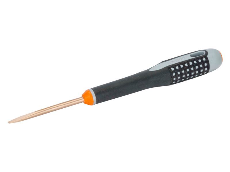 Produktbild Bahco ERGO Schraubendreher 3x75 mm Kupferberyllium für Schlitzschrauben funkenfrei