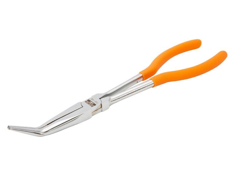 Produktbild Bahco Flachrundzange 270 mm mit PVC-beschichteten Griffen um 35 grad abgewinkelt
