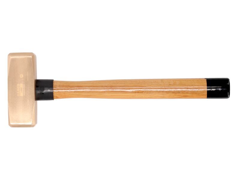 Produktbild Fäustel mit Kupferberyllium-Kopf und Holzgriff, funkenfrei, 2 kg bild 3