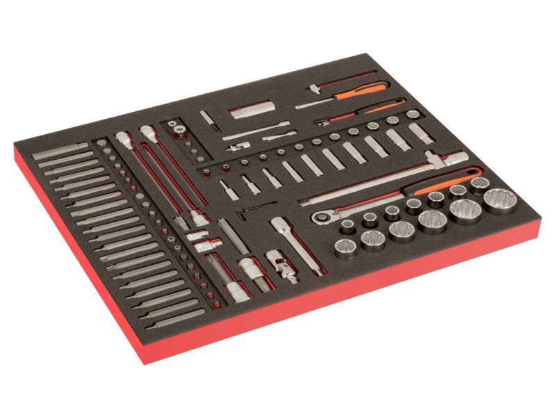 Produktbild Bahco Fit Go 3/3 Einlage Automobil Bits und Satz Klemmspitzen 105 teilig