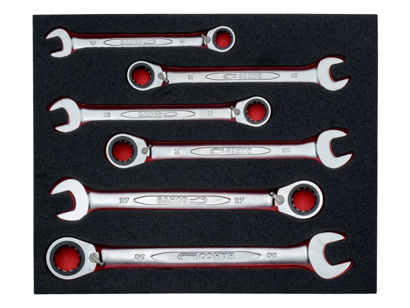 Produktbild Fit&Go 2/3 Einlage Knarren-Ring-Maulschlüssel - 17-teilig bild 2
