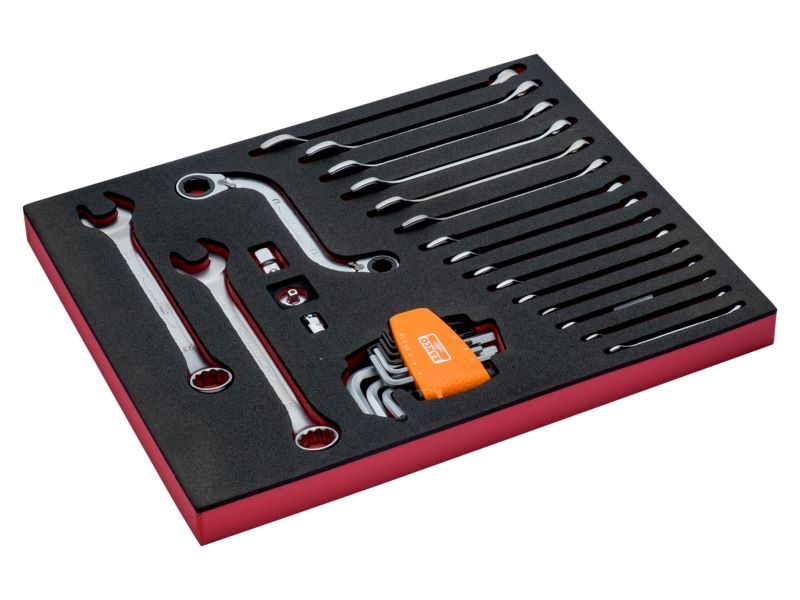 Produktbild Bahco Fit Go 2/3 Einlage Ring Maulschlüssel 30 teilig