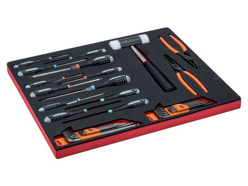 Produktbild Bahco Fit&Go 3/3 Einlage Schraubendreher und Winkelschraubendreher 38 Teile