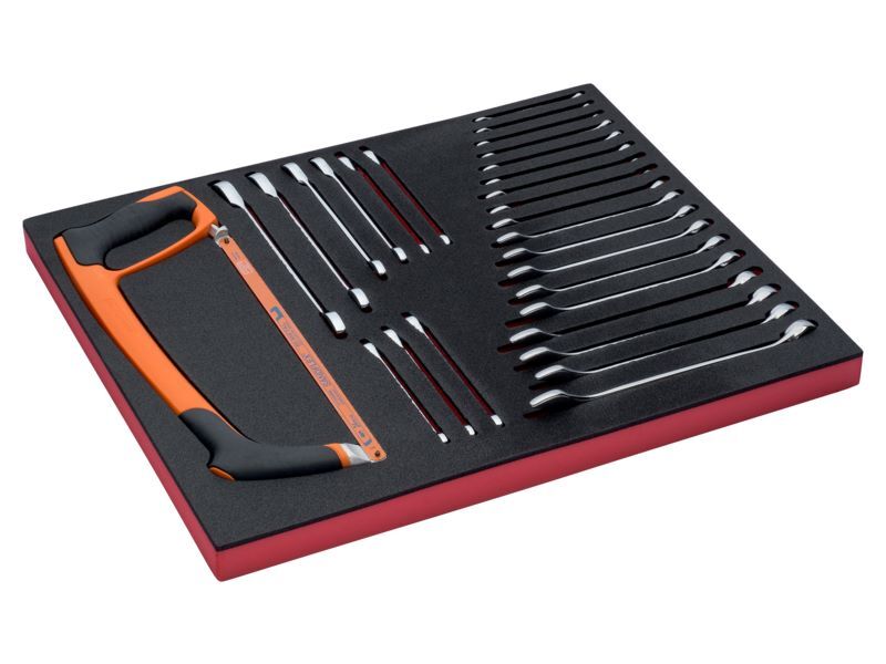 Produktbild Fit&Go 3/3 Einlage Schraubenschlüssel und Metallsäge mit Schaumstoffeinlage - 28 bild 2