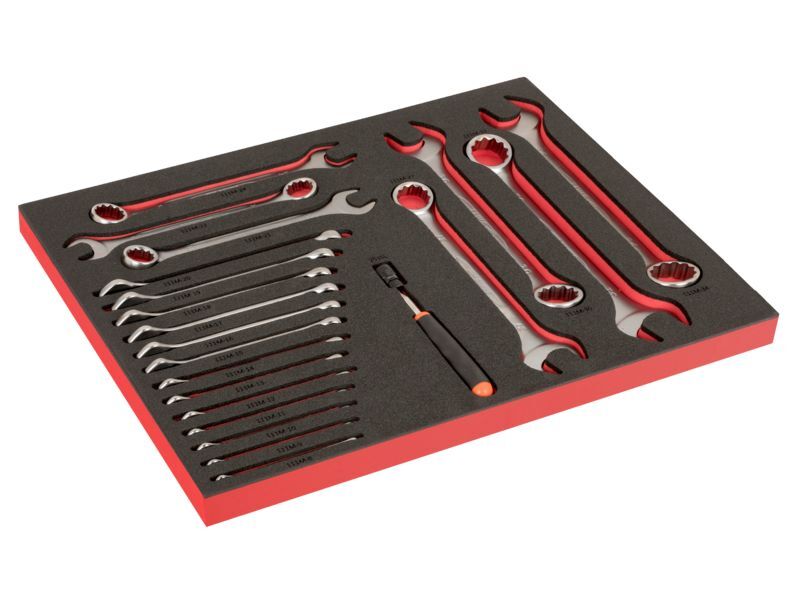 Produktbild Bahco Schraubenschlüssel Set 21 teilig 3/3 Einlage