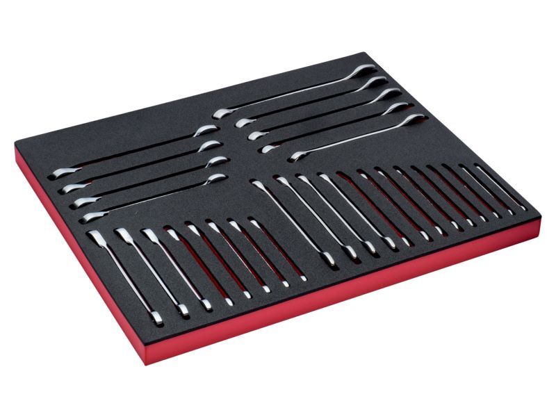 Produktbild Bahco Fit&Go 3/3 Schaumstoffeinlage Standard Knarren Ring Maulschlüssel Satz 30 Teil