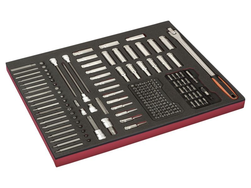 Produktbild Fit&Go 3/3 Werkzeugeinlage 1/2" + 3/8", Satz Steckschlüssel-Einsätze & Bits – 17 bild 2
