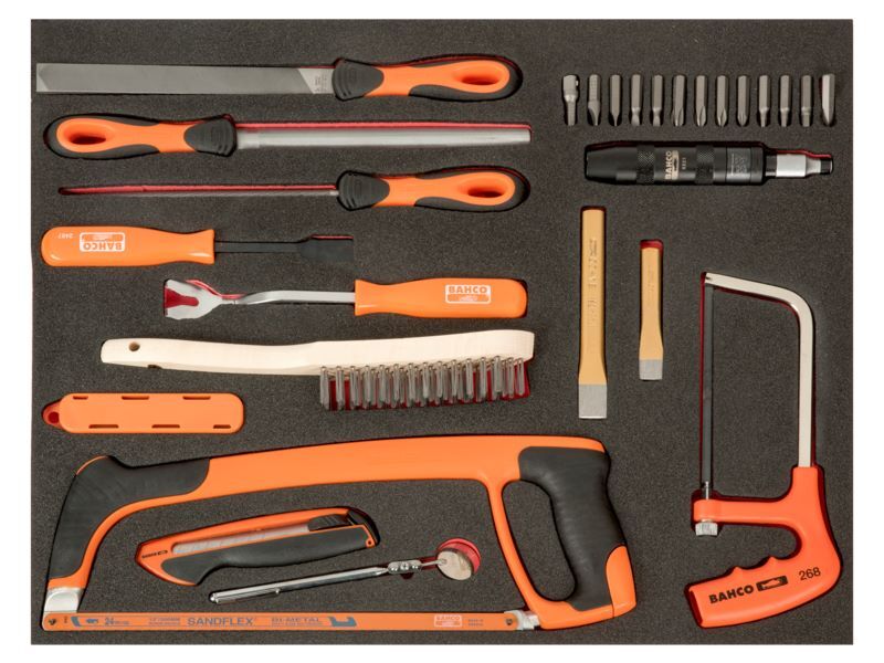 Produktbild Fit&Go 3/3 Werkzeugeinlage Schneidwerkzeuge, Feilen, Schlagschrauber-Satz - 36-t bild 2