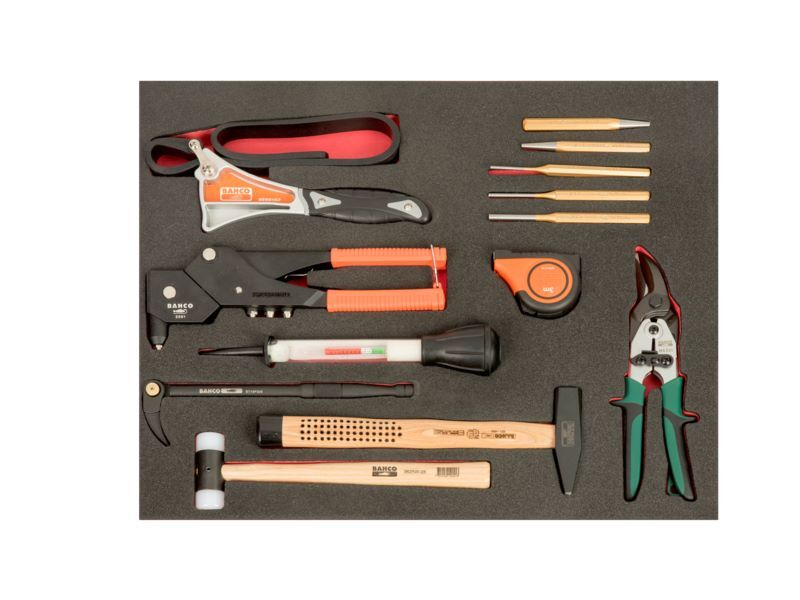 Produktbild Fit&Go 3/3 Werkzeugeinlage Schneidwerkzeuge, Feilen & Schlagschrauber Satz - 13  bild 2