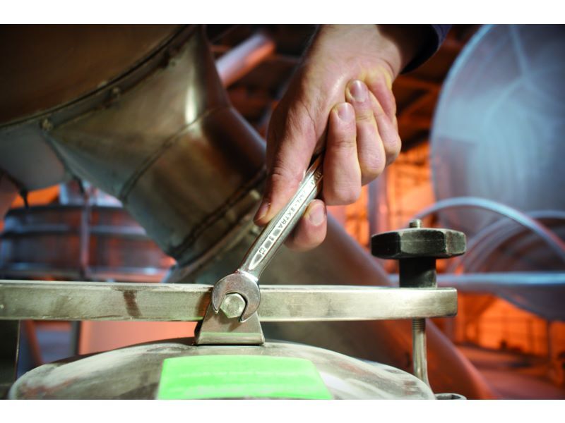 Produktbild Flacher 26-mm-Ring-Maulschlüssel, verchromt, 290 mm – Einzelhandelsverpackung bild 2