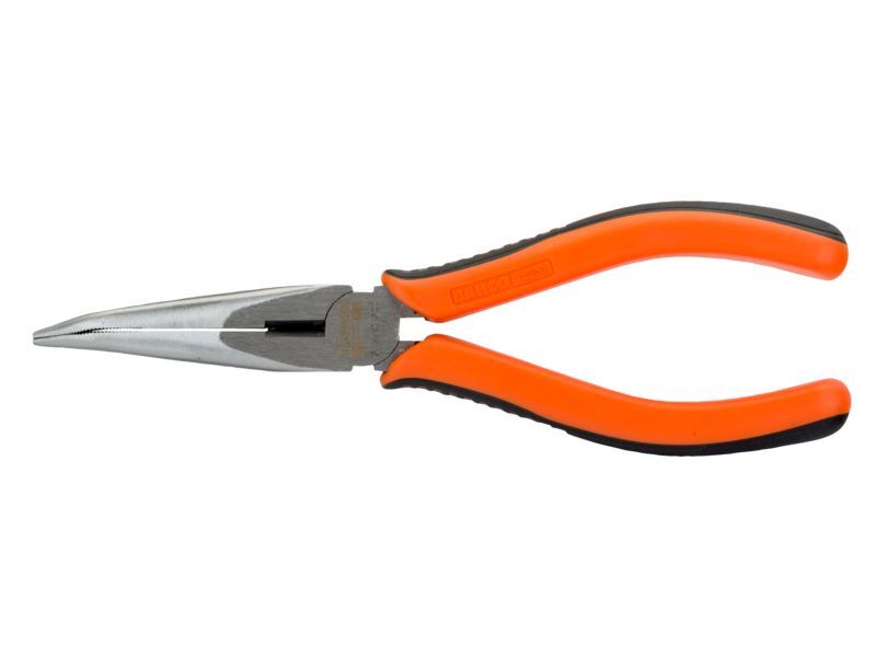 Produktbild 45° Flachrundzange, gekröpft mit 2-Komponenten-Griffen, lackiert 160 mm bild 2