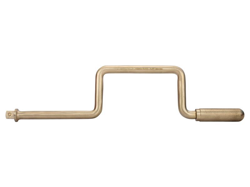 Produktbild Funkenfreie 1/2"-Kurbel aus Aluminiumbronze, 400 mm bild 2