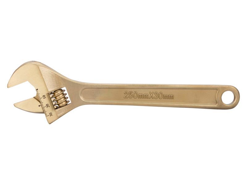 Produktbild Funkenfreier 30-mm-Rollgabelschlüssel aus Aluminiumbronze, 250 mm bild 2