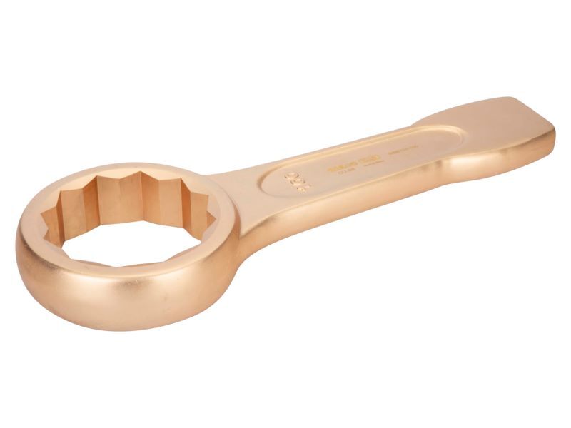 Produktbild Bahco Funkenfreier 1 5/8 Zoll Schlag Ringschlüssel aus Kupferberyllium 225 mm