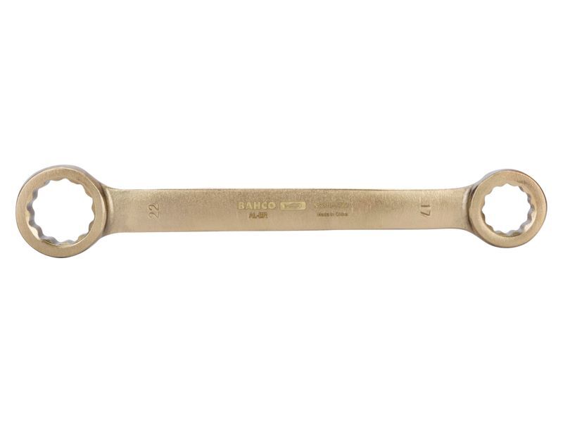 Produktbild Bahco Funkenfreier Doppelringschlüssel 30 x 36 mm aus Aluminiumbronze 330 mm