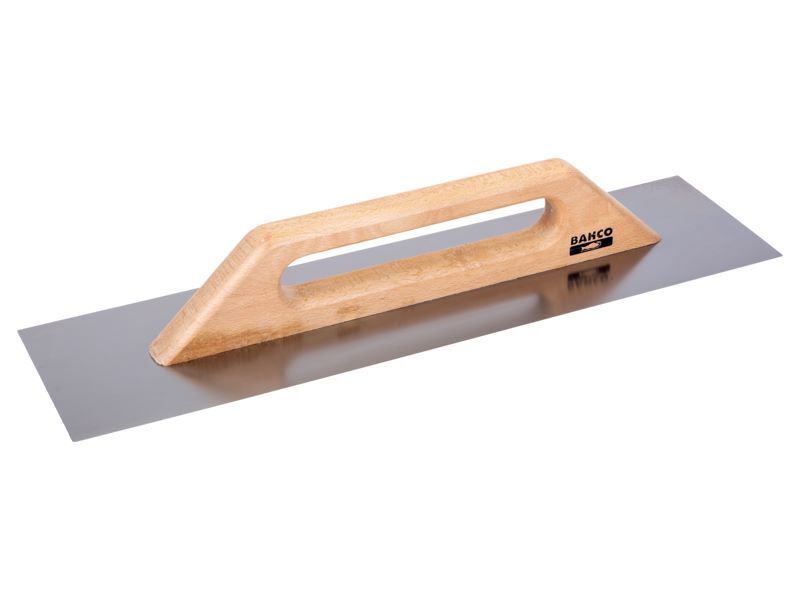 Produktbild Bahco Glättkelle mit Edelstahl-Klinge und langem Pappelholzgriff 500 x 130 mm