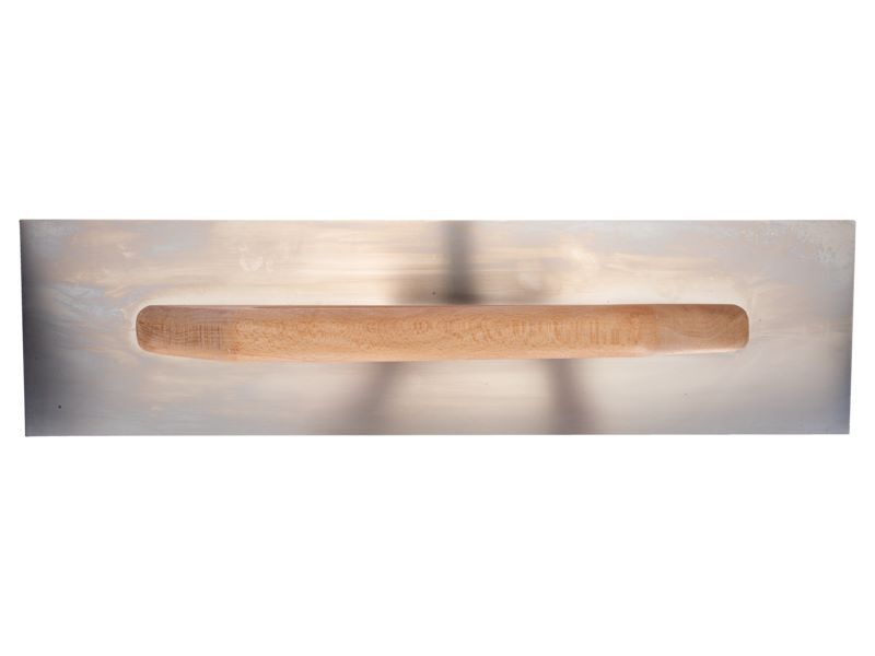 Produktbild Glättkelle mit Edelstahl-Klinge und langem Pappelholzgriff, 500 x 130 mm bild 2