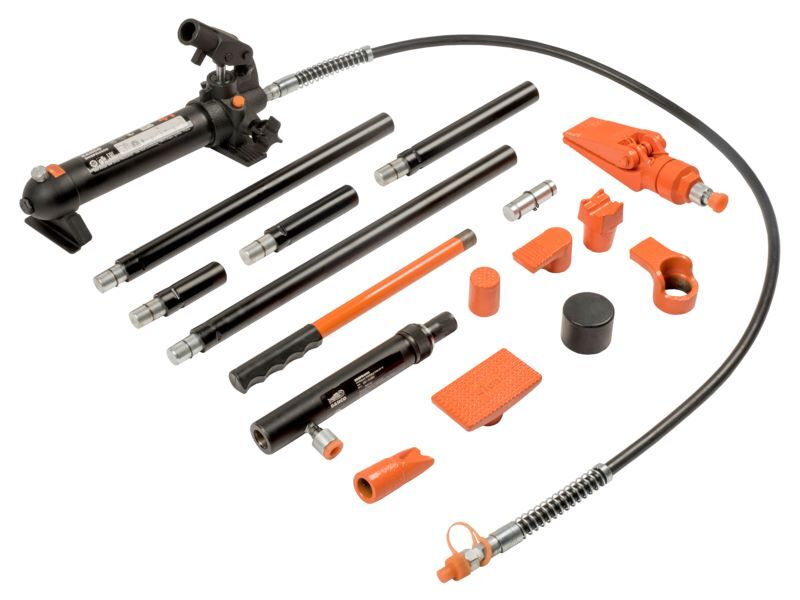 Produktbild Hydraulik Handpumpe mit Pumpstange für Richtsatz Spreizer 4 t & 10 t bild 2