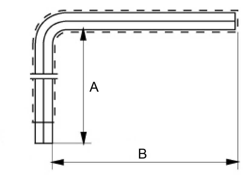 Produktbild Isolierter Sechskant-Winkelschraubendreher 6 mm bild 2