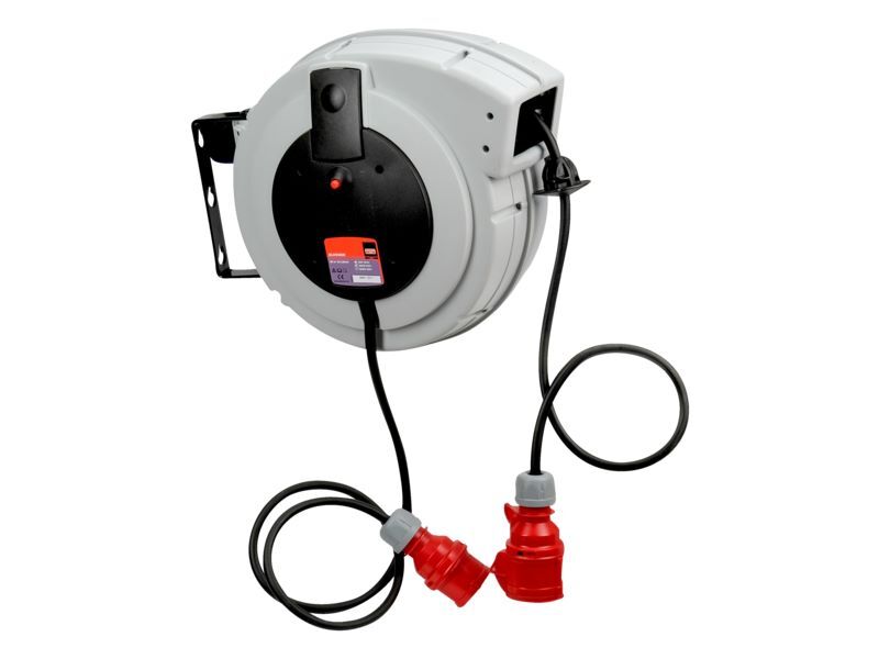 Produktbild Bahco Kabeltrommel ohne Leuchte drei Phasen 400 V 15 m 2800 - 5000 Watt