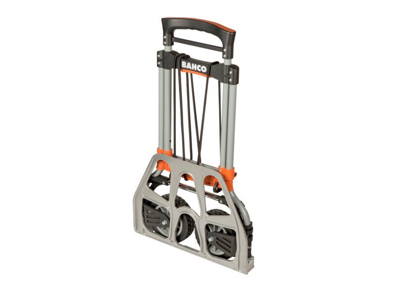 Produktbild Klappbare Transportkarre mit Ablagen aus Aluminium, 497 mm × 520 mm × 1077 mm bild 2