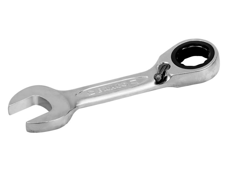 Produktbild Bahco Knarren Ring Maulschlüssel 14 mm kurz mit Chrom-Finish Länge 115 mm