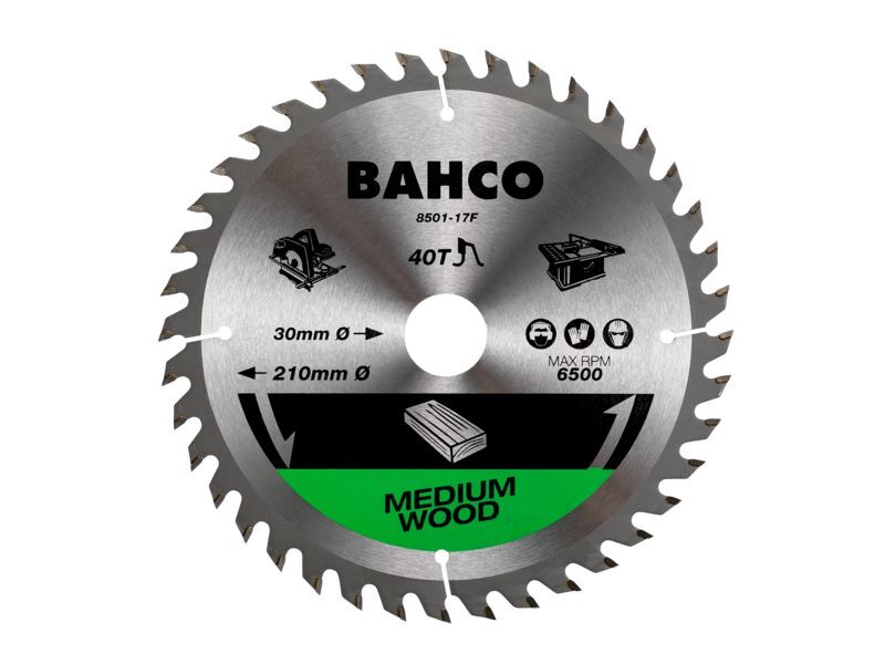 Produktbild Bahco Kreissägeblatt 60 Zähne Spezialverzahnung für Laminat hartes Holz 250 mm