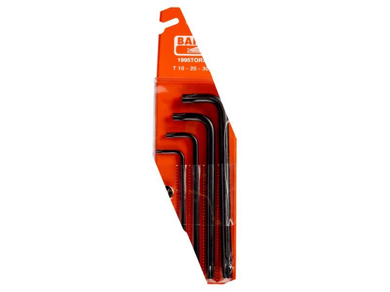 Produktbild Langer TORX®-Winkelschraubendreher-Satz, phosphatiert, T10–T40 – 4-teilig bild 2