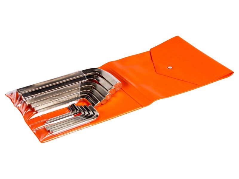 Produktbild Bahco Sechskant Winkelschraubendreher 2 bis 22 mm 15 teilig Satz vernickelt Metrischer