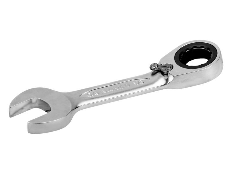 Produktbild Bahco Knarren Ring Maulschlüssel 5/8 Zoll mit Chrom-Finish kurz 123 mm