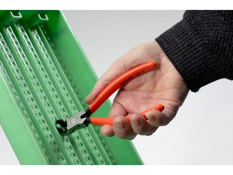Produktbild 90°-Seitenschneider mit PVC-beschichteten Griffen, phosphatiert, 143 mm bild 4