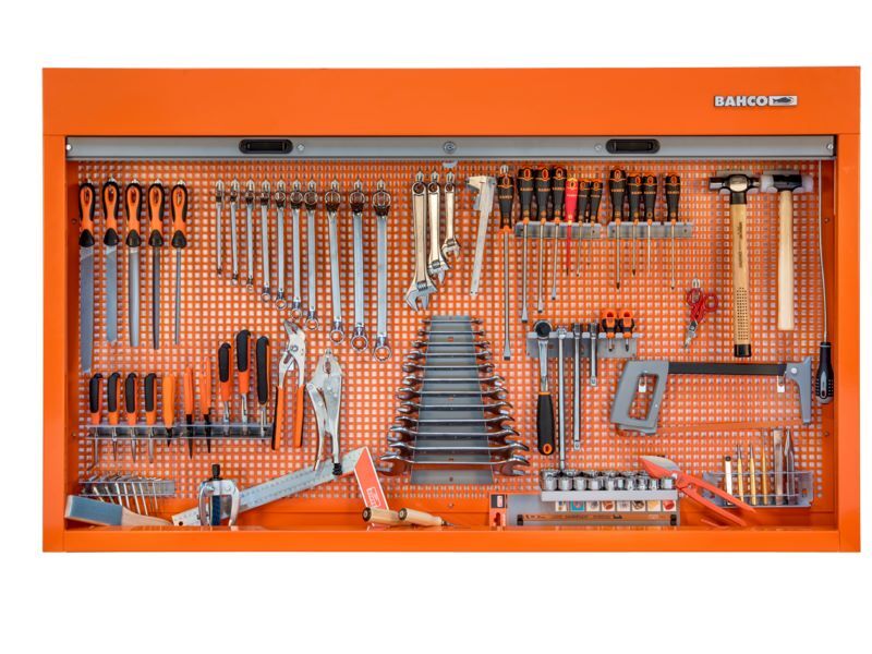 Produktbild Bahco Werkzeugschrank mit Rollladen 1500x170x900 mm Werkzeugsatz 110 teilig