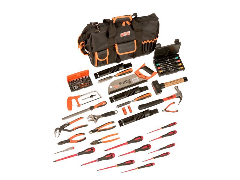 Produktbild Bahco Werkzeugtasche mit Werkzeugen zur Wartung & Reparatur 61-teilig