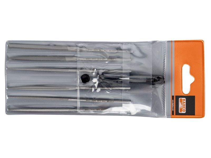 Produktbild Bahco Nadelfeilensatz Bastardhieb ohne Heft 140 mm 6 teilig