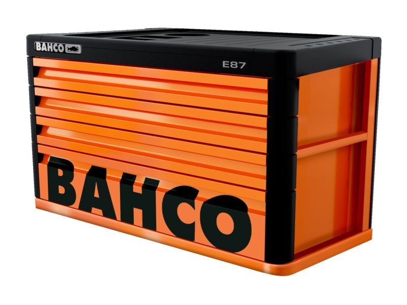 Produktbild E87-Premium-Werkstattwagen-Aufsatz, orange, 693 mm × 510 mm × 406 mm bild 2