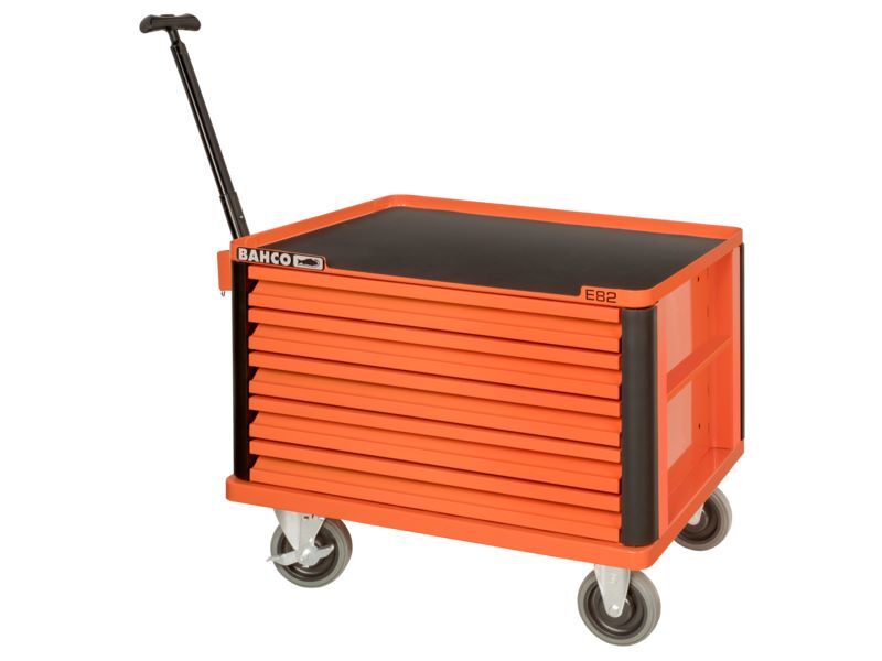 Produktbild Orange - Mobile Werkzeugbox E82 mit fünf Schubladen - 693 mm x 510 mm x 542 bild 2