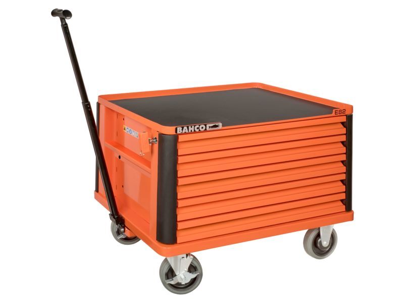 Produktbild Bahco Mobile Werkzeugbox E82 mit 5 Schubladen 542 x 515 x 699 mm Orange RAL 2009