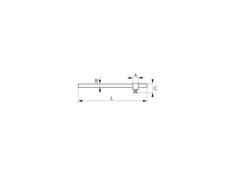 Produktbild Quergriff 1/2" " bild 2