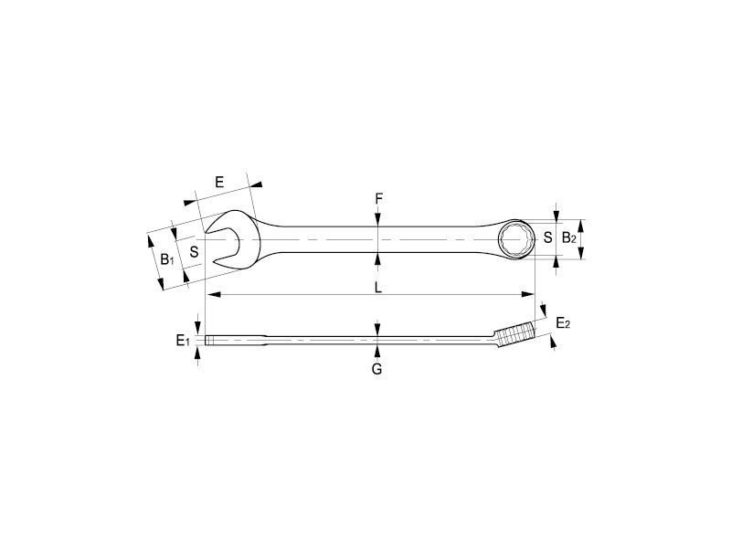 Produktbild Ring-Maulschlüssel, 7 mm bild 2