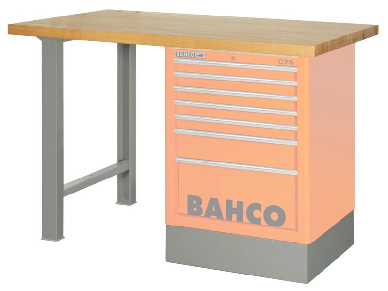 Produktbild Bahco Montageset mit Holzoberfläche für Werkbank 1500 mm