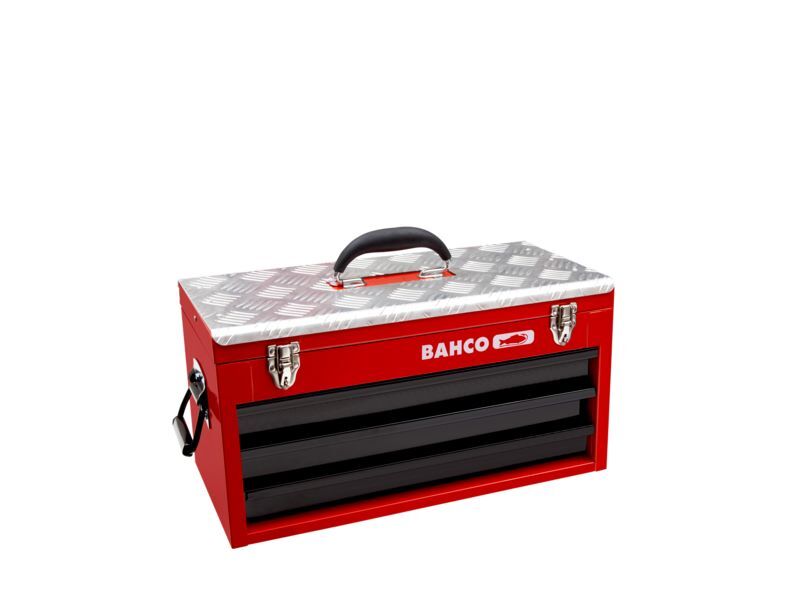 Produktbild Bahco Robuste Werkzeugbox aus Metall mit 3 Schubladen