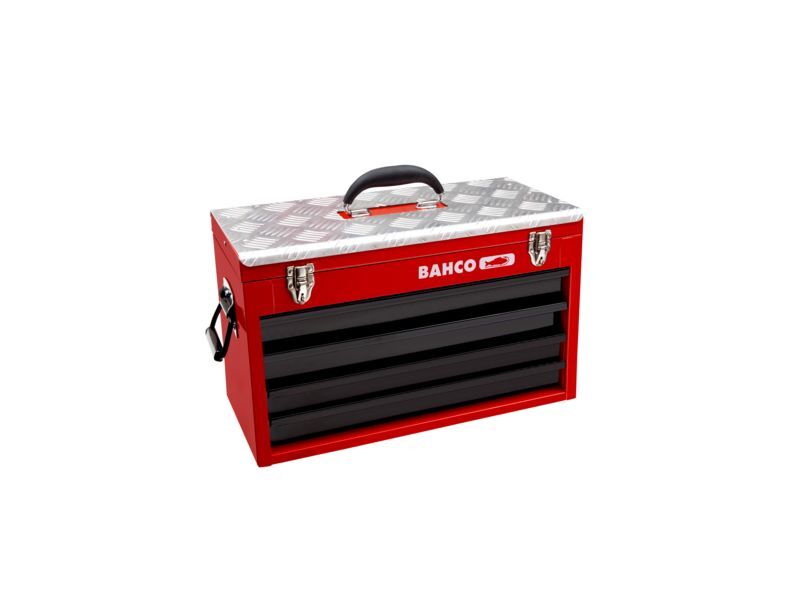 Produktbild Bahco Robuste Werkzeugbox aus Metall mit 4 Schubladen 390x593x260 mm