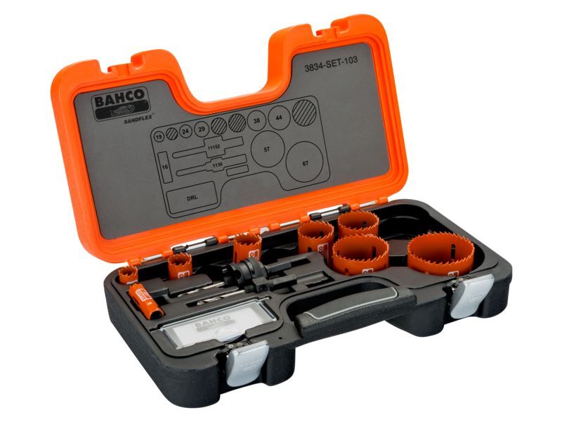 Produktbild Bahco Sandflex Bimetall-Lochsägen-Satz 16 mm - 67 mm 11 teilig